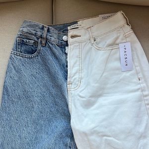 **NEW WITH TAGS PacSun High Rise Straight Split Jeans Size 25